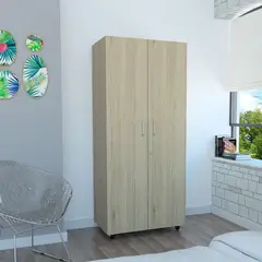 RTA DESIGN - Closet Iko 182X80X48Cm Madera Natural/Blanco