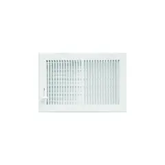 IMPERIAL - Rejilla para Pared Lateral Color Blanco 20.32 X 10.16 cm