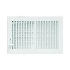 IMPERIAL - Rejilla para Pared Lateral Color Blanco de 25.40 X 10.16 cm