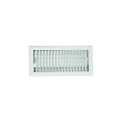 IMPERIAL - Rejilla de Piso Color Blanco de 10.16 X 35.56 cm