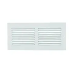 IMPERIAL - Rejilla de Varios Obturadores Blanca de 60.96 X 15.24 cm