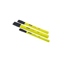 STANLEY - Juego de Cinceles Cortafrio Planos 3 Piezas Recubrimiento en Polvo Ref FMHT16553