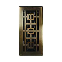 IMPERIAL - Rejilla para Piso Bronce Ennegrecido Tokio de 10.16 X 25.40 cm