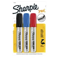 SHARPIE - Marcador Industrial King Size Blíster X 3 Unidades