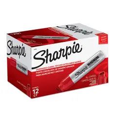 SHARPIE - Marcador Industrial Magnum Rojo X 12 Unidades