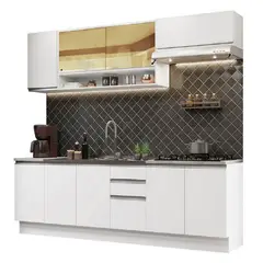 MADESA - Cocina Integral Glamy 2.40m Con Meson