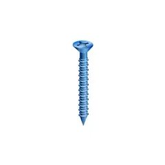 COBRA ANCHORS - Tornillo Para Concreto Azul Paquete Por 25 Unidades