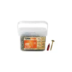 GRK FASTENERS - Tornillo De Bajo Perfil N. 8 De 3.81 Cm Por 330 Unidades 569796