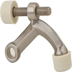SCHLAGE BUILDERS HAR - Tope para Puerta con Clavija para Bisagra Latón Macizo Niquel Satín
