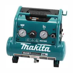 MAKITA - Compresor Portátil Silencioso con Tanque de 3.78 Litros y Bomba sin Aceite