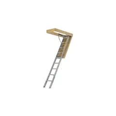LOUISVILLE LADDER - Escalera Louisville Para Ático Eficiencia Energética Aluminio Profesional
