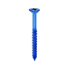COBRA ANCHORS - Tornillo para Concreto Azul de 0.47 X 5.71 cm