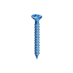 COBRA ANCHORS - Tornillo para Concreto Azul de 0.63 X 4.44 cm