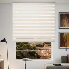 REGGIA - Persiana Roller Duo Oscuridad 100x180cm Beige Nuez