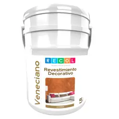 GENERICO - Veneciano para Interior Blanco Recol 5 galones