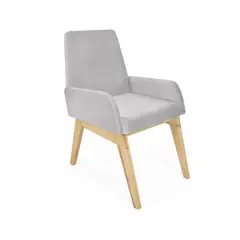 HOGAR VENECIA - Silla Islandia Tela 88X51X73 Plata