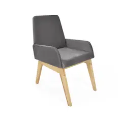 HOGAR VENECIA - Silla Islandia Tela 88X51X73 Gris