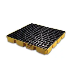 EAGLE - Estiba de Contencion Eagle, 4 Posiciones, Amarilla, Capacidad 229 litros