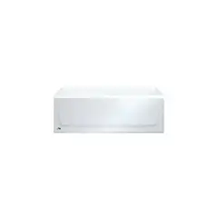 GENERICO - Bañera Kona Blanca De 137.16 Cm Con Desague Lado Izquierdo