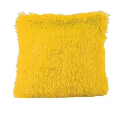 BANZAY - Kit X2 Fundas Cojines Péludo Amarillo