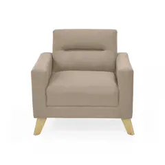 HOGAR VENECIA - Poltrona Barza 83X86X73 Tela Beige