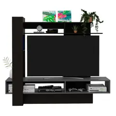 RTA - Centro de Entretenimiento Flamenco TV 55'' Wengue Plomo 152X180X40