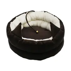 PETIZOOS - Cama Para Gato Francesa 47x47x30cm + Kit Juguete Gato