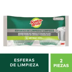 SCOTCH-BRITE - Esponja Esferas De Limpieza Scotch Brite Laminada 2 Unidades