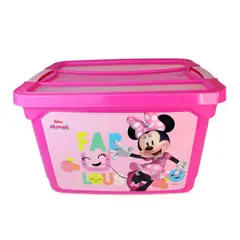 WENCO - Caja Plástica Monserrat 21lt Minnie Mouse Disney