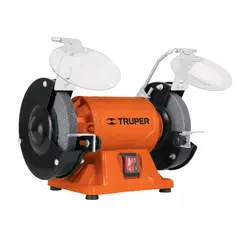TRUPER - Esmeril De Banco Profesional De 5 Pulgadas 185 W Con Accesorios