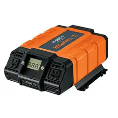TRUPER - Inversor De Corriente 1500 W Para Carro Con Usb Y 2 Enchufes