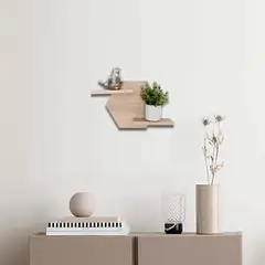 VM HOGAR - Repisa Faro 37x25x9.5 cm Beige