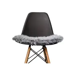 BANZAY - Cojín Para Silla Eames O Urban Desing Gris Claro Kit X4