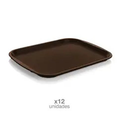ESTRA - Bandeja Autoservicio Grande 35.5 X 47cm Beige