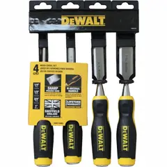 DEWALT - Juego de Cinceles para Madera 4 Piezas Ref DWHT16063