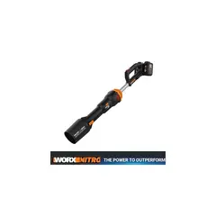 WORX - Sopladora Inalámbrica De Baterías WG585 De 4 Ah De 40 V 125 Mph