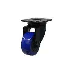 SHEPHERD HARDWARE - Rueda Giratoria Color Negro-Azul De 7.62 Cm