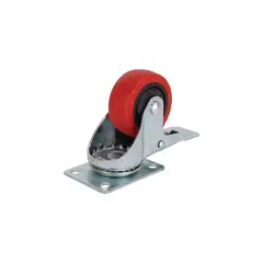 PROSOURCE - Rueda Giratoria De Poliuretano De 7.62cm Con Freno