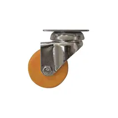 SHEPHERD HARDWARE - Ruedas Giratorias Shepherd de Poliuretano Amarillo con Alta Resistencia
