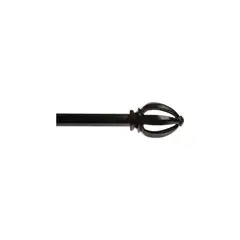 KENNEDY - Barral Para Cortina Hoja Negro De 1.90 Cm 9