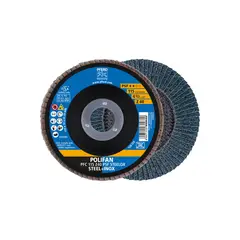 PFERD - Caja Polifan X 10 Unds Pfc 4 1/2 Z 40 Psf Steelox
