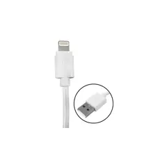 AMERICAN TACK & HARD - Cable de 8 Pines USB a Color Blanco X 0,91 M
