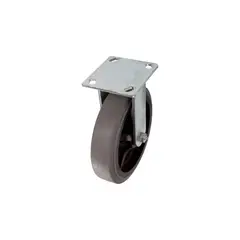 SHEPHERD HARDWARE - Rueda Rígida con Base de Placa y Llanta de Goma Termoplástica