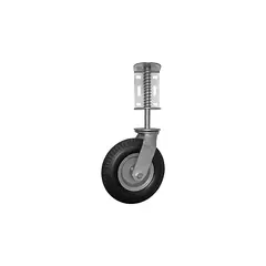 SHEPHERD HARDWARE - Ruedo para Portón con Rueda de Goma de Alta Resistencia