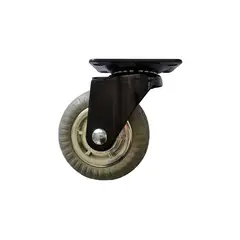 SHEPHERD HARDWARE - Rueda Cromada de Radio Giratoria de 10.16 cm