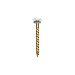 GRK FASTENERS - Tornillo con Tapa Mando Estrella Color Blanco