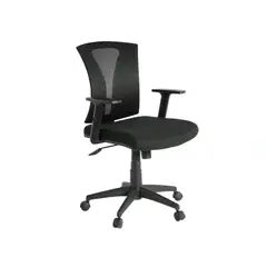 ERGONOMUS - Silla Gerente Praga Brazos Ajustables Negro