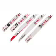 MILWAUKEE - Juego de Hojas para Demoler Sawzall X 5 Piezas