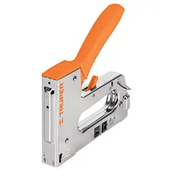 TRUPER - Grapadora y Clavadora Manual Tipo Pistola Presión Regulable