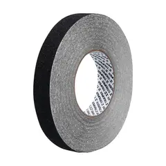 TRUPER - Cinta Antideslizante Negra De 18 M X 25 Mm Con Adhesivo